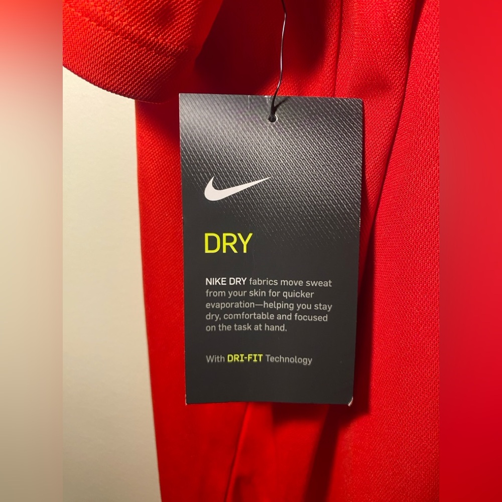 NWT - Men's Nike Dri-FIT Red Polo Shirt Size: 3XL - Picture 5 of 9